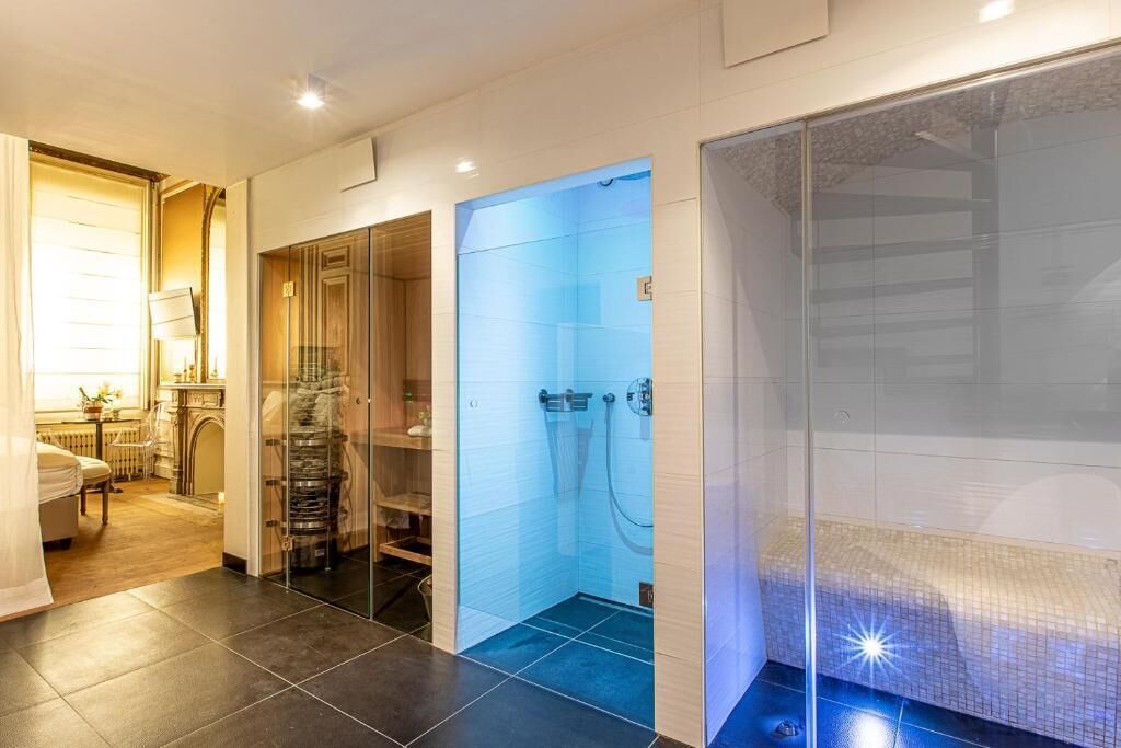 Suite Élégance | Spa | Badstue, boblebad, dampbad og massasje