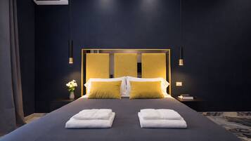 In-room safe, laptop workspace, blackout curtains, soundproofing