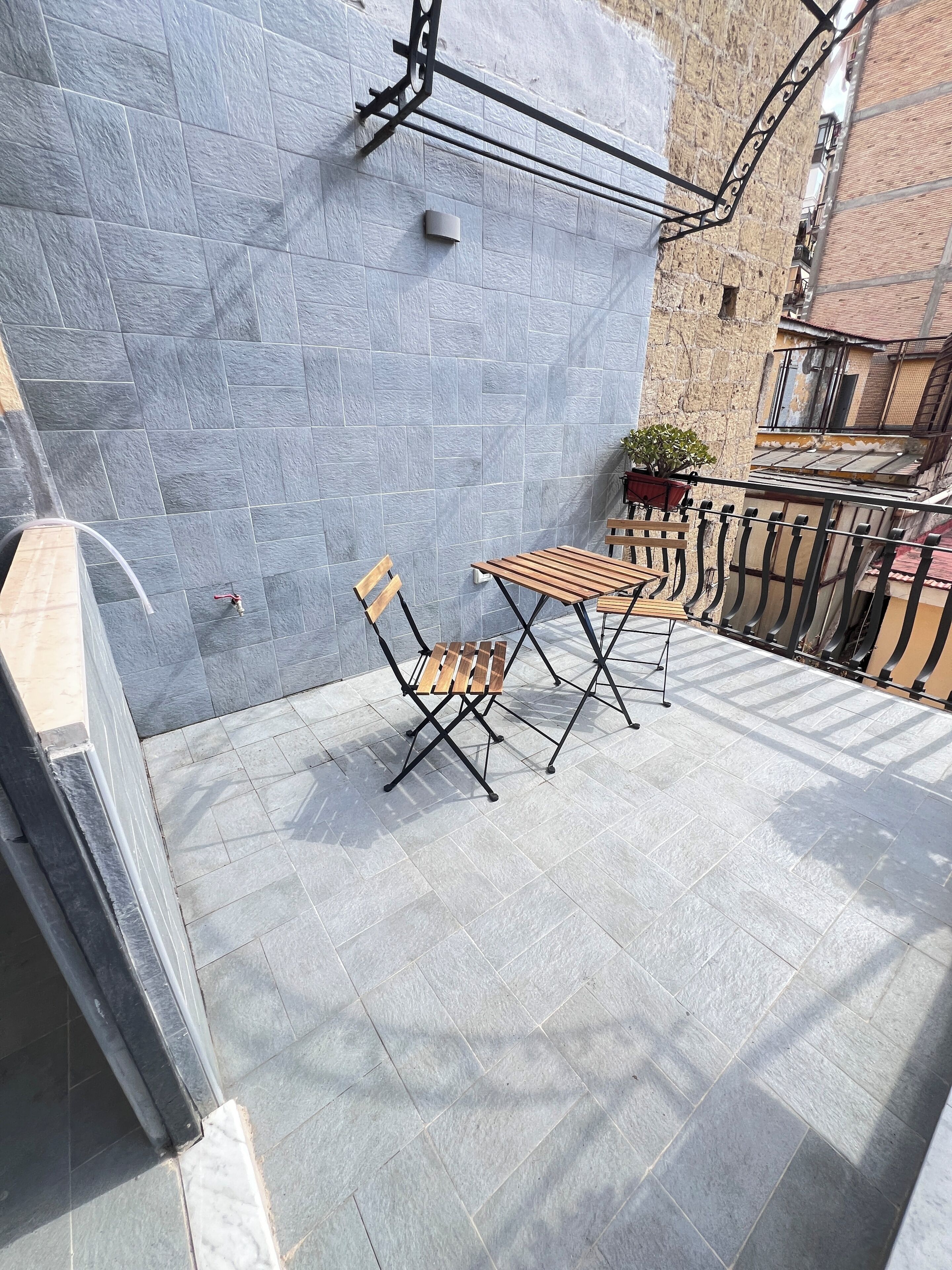 Chambre Double Deluxe, terrasse, vue cour intérieure | Terrasse/Patio