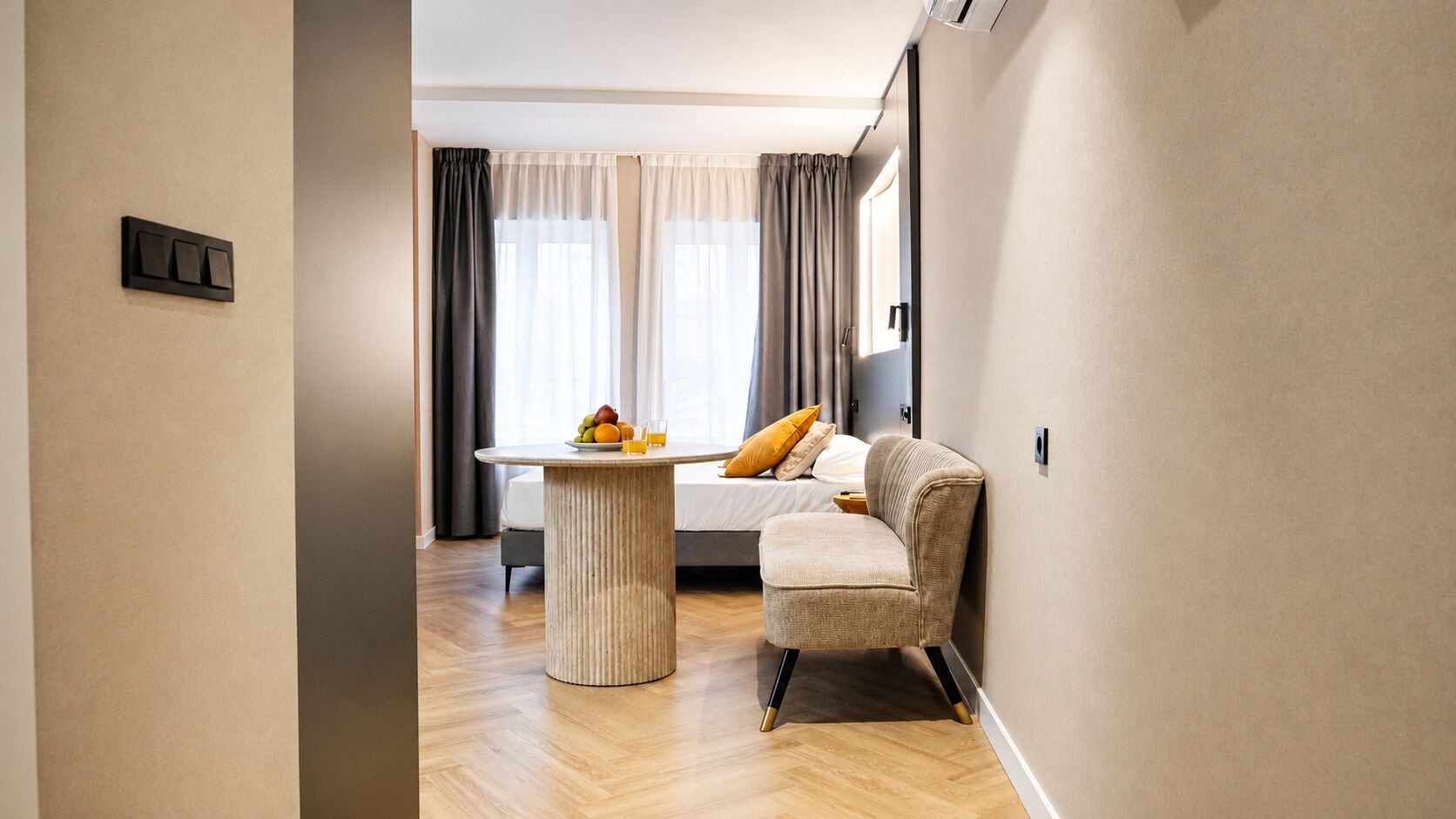 Estudio Deluxe, vista a la ciudad | Interior