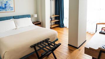 Deluxe-Doppelzimmer, Balkon, Blick auf den Innenhof