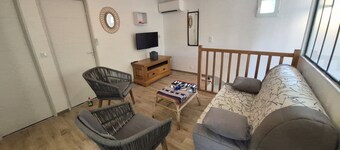 3-star vacation rental with a garden and Wi-Fi, air-conditioned, near the beach and the forest