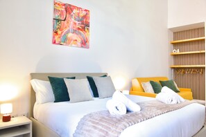Wifi gratis y ropa de cama