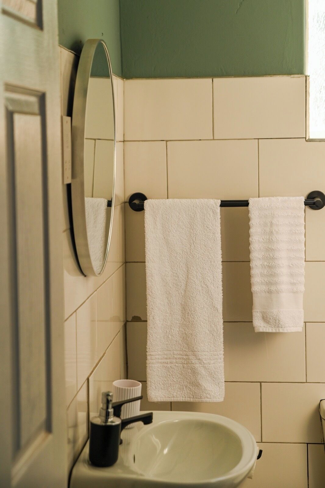 Towels, soap, toilet paper