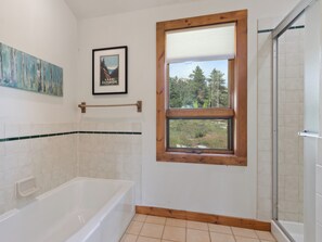 Shower, hair dryer, towels - Thulite Chalet - 20-NCD0315 (Estes Park)