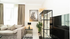 Standard Apartment, Balcony | Living area - 2BR Apt Damac Capital Bay Business Bay (Dubai)