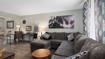 Fernseher, Kamin, Arbeitsbereiche
