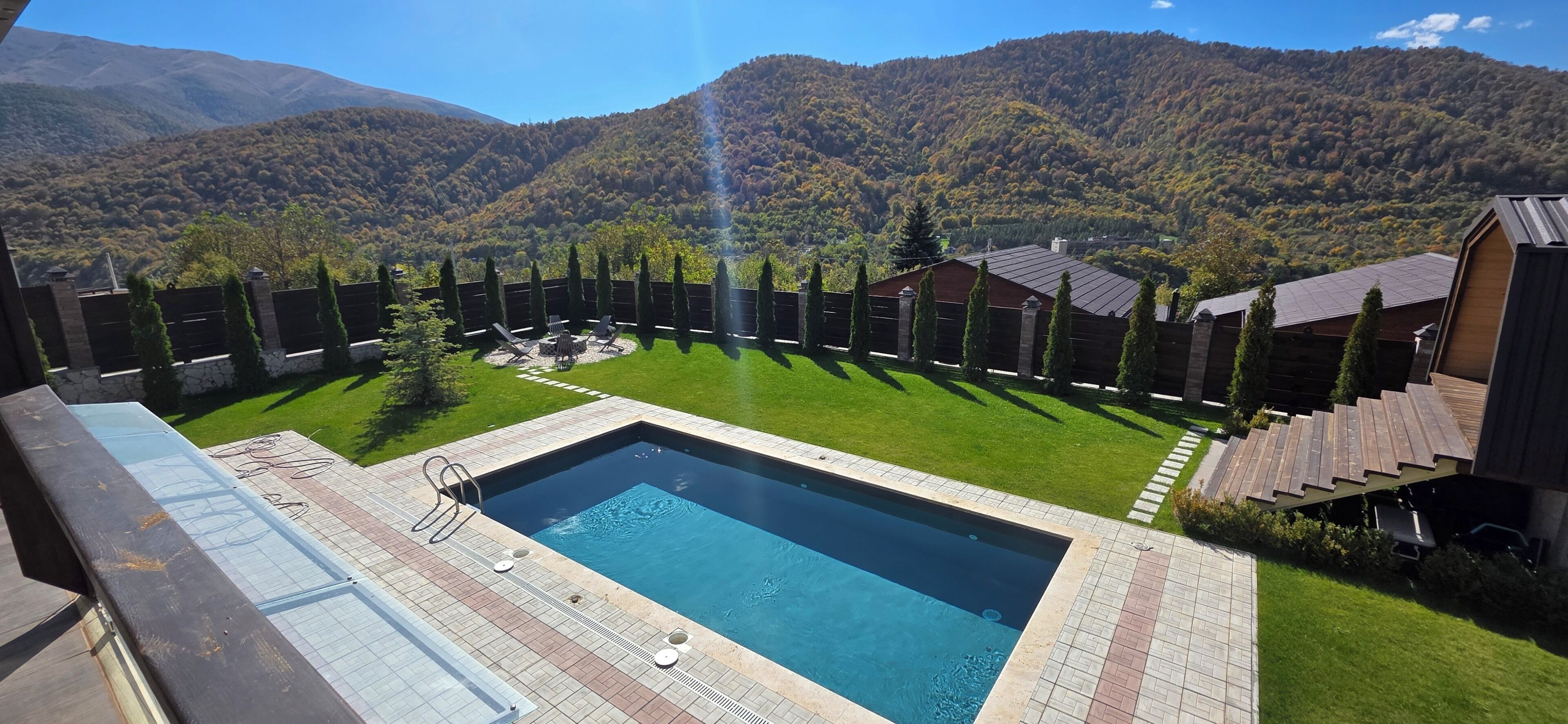 Udendørs pool, opvarmet pool