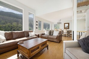 TV, fireplace - Luxury East Vail Estate w/ Mtn Views & Hot Tub (Vail)