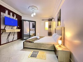 Wifi gratis y ropa de cama