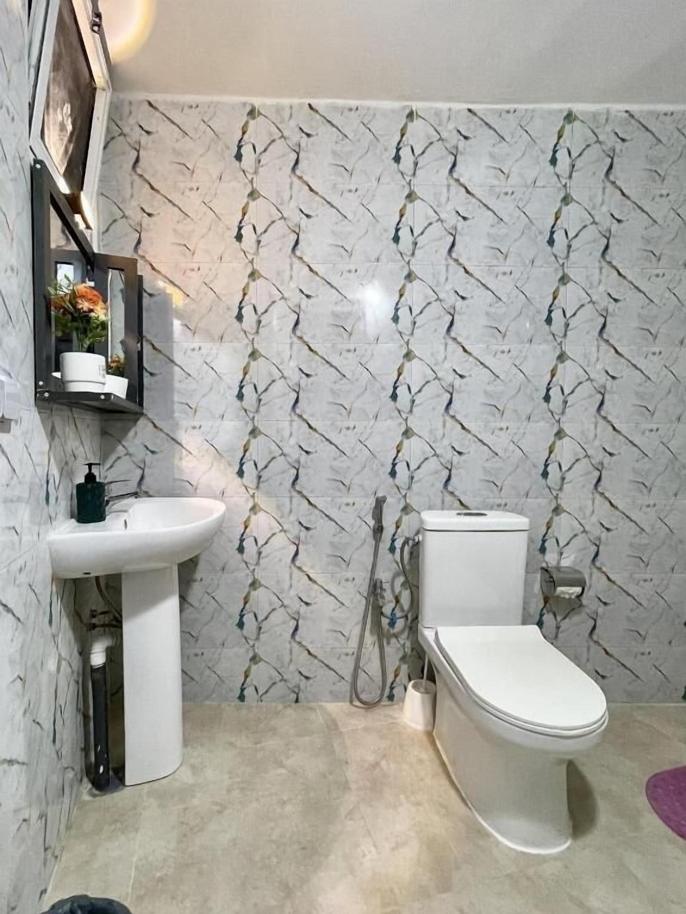 Chambre Double Standard, 1 grand lit, accessible aux personnes à mobilité réduite, non-fumeurs | Salle de bain
