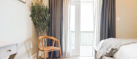 Quadruple Room, 2 Queen Beds, Non Smoking, Balcony | In-room safe, desk, laptop workspace, blackout drapes