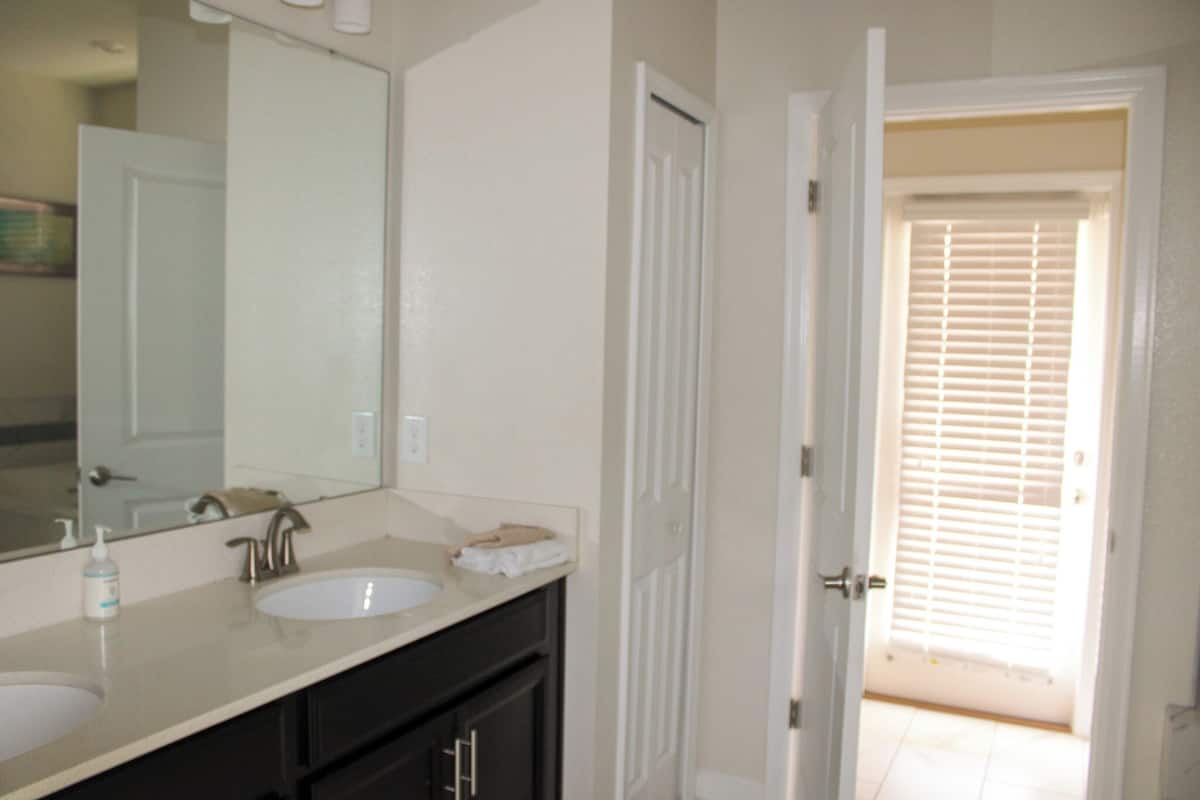 Ferienhaus, Mehrere Betten, Nichtraucher, eigenes Bad | Badezimmer