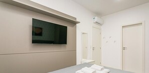 Premium-lejlighed - adgang til pool - byudsigt | Premium-sengetøj, individuelt design, individuel indretning