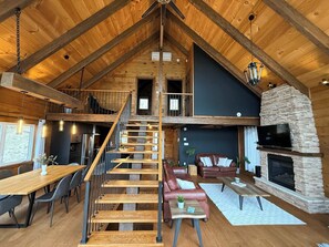 TV, stereo - Spa, Pool Table & Nature | Les Bons Vivants (Saint-Côme)