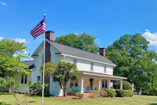 Historic, private 3-bedroom house in Winston-Salem with ample parking.