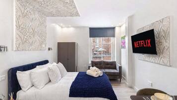 1 Schlafzimmer, Bügeleisen/Bügelbrett, WLAN, Bettwäsche
