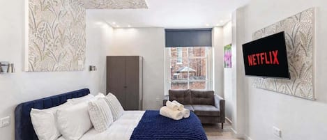 1 Schlafzimmer, Bügeleisen/Bügelbrett, WLAN, Bettwäsche