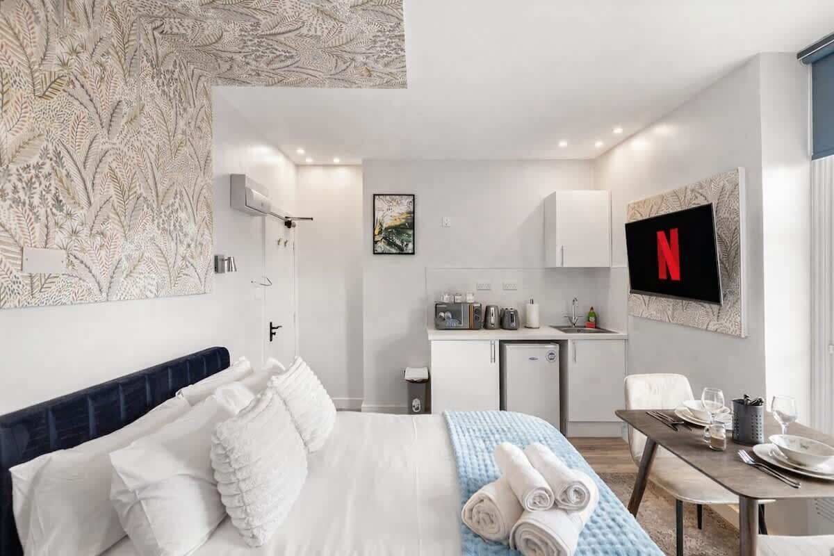 1 Schlafzimmer, Bügeleisen/Bügelbrett, WLAN, Bettwäsche