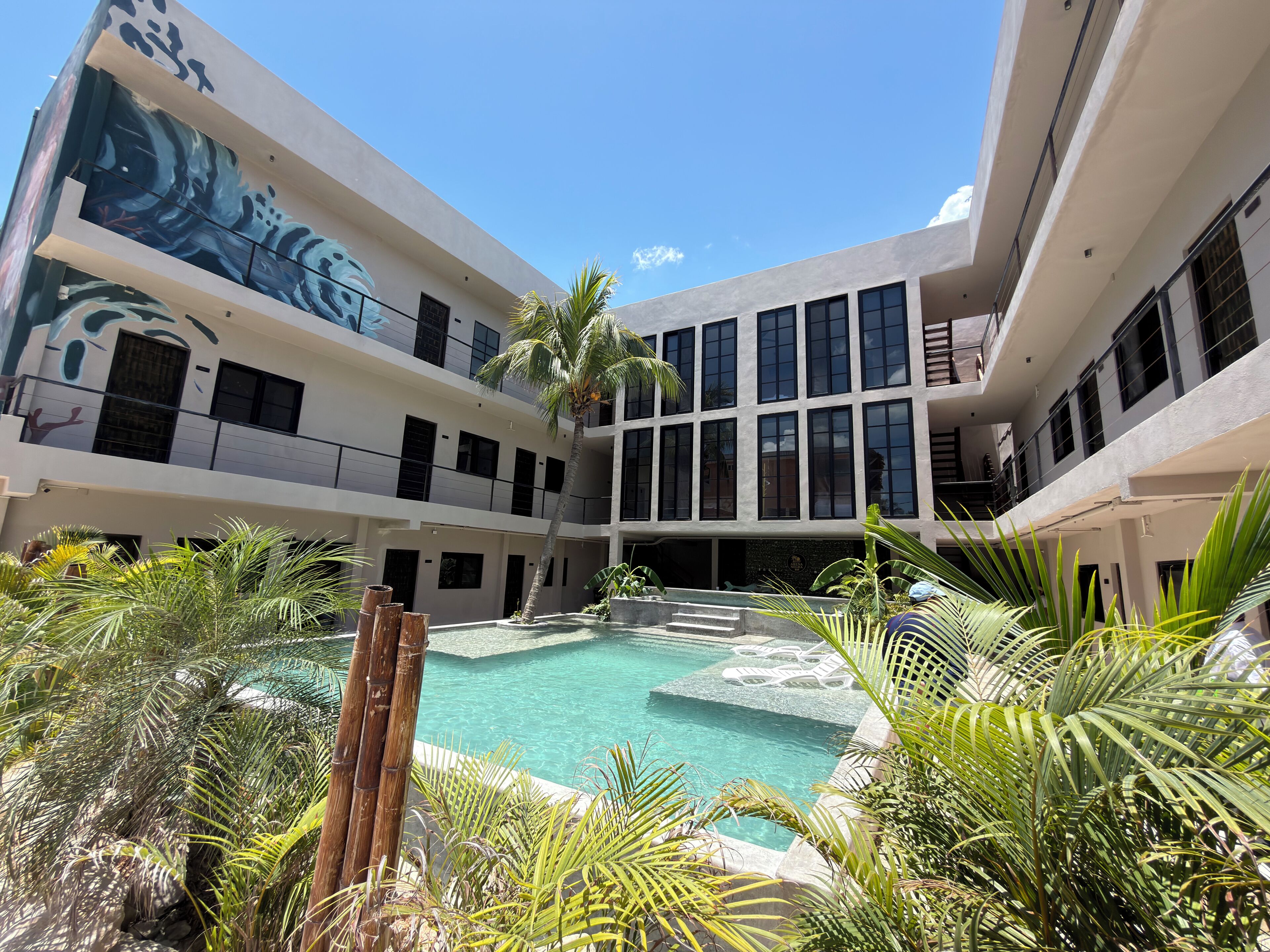 Outdoor pool, open 7:00 AM to 10:30 PM, sun loungers