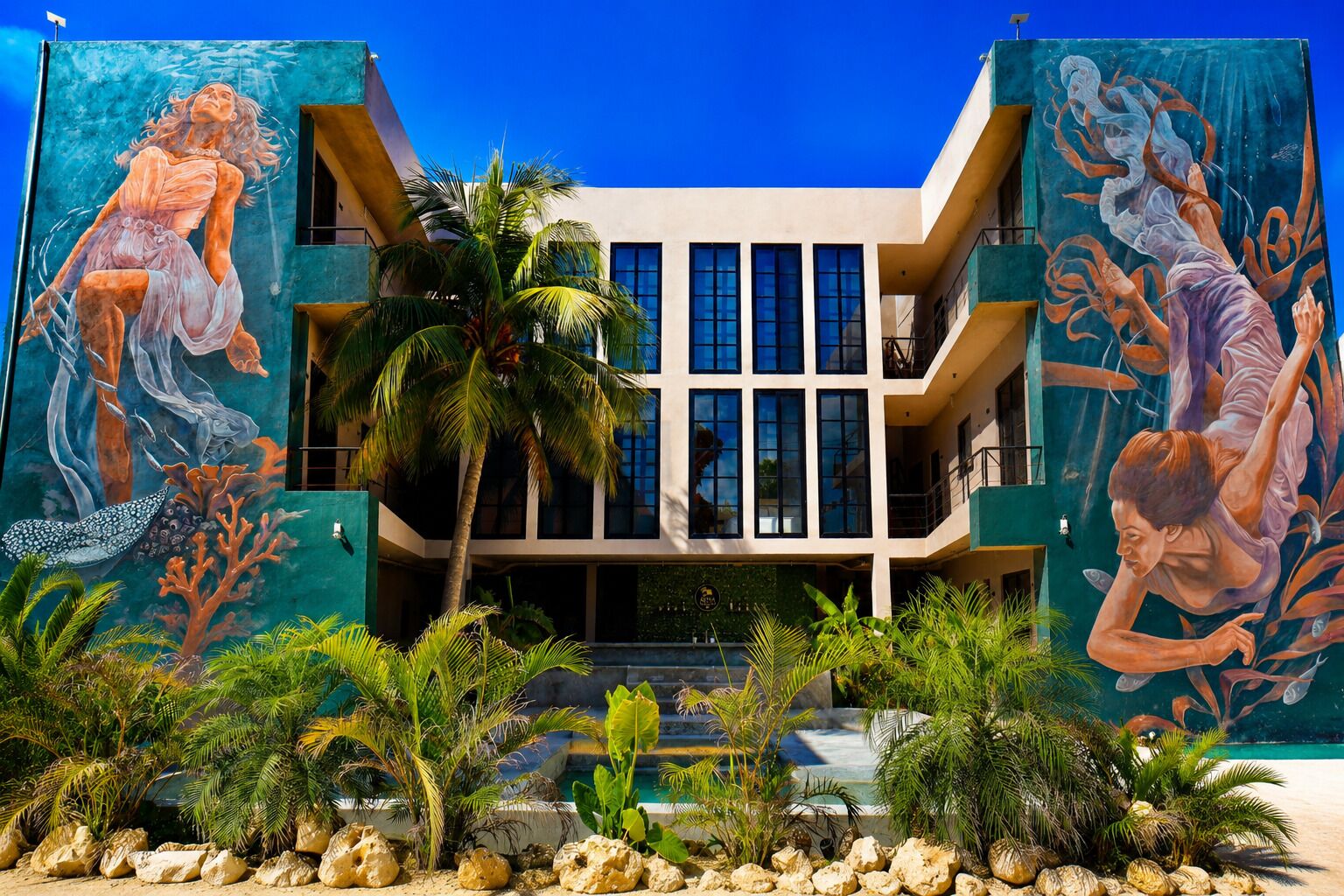 Fachada de la propiedad