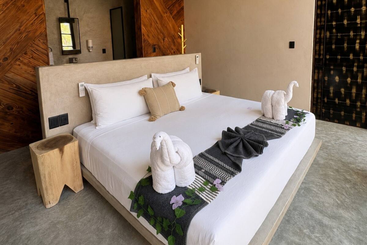 Deluxe Room, 1 Katil Raja (King) | Langsir/tirai gelap terus, Wi-fi percuma, cadar katil 