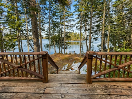 Property grounds. Dog-Friendly Lakefront Cabin with Dock & Firepit