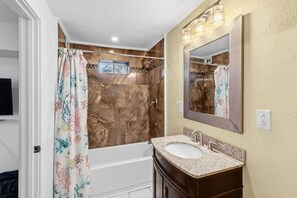 Hair dryer, towels