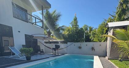 Surf City Beach House with Private Pool – 5-10 Min Walk to Beach, Near El Tunco