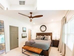 2 habitaciones, tabla de planchar con plancha y wifi gratis 