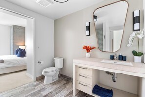 Bathroom - Stunning Hollywood Views: 2BR Steps from Walk of Fame + Rooftop (Los Angeles)