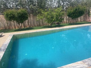 Pool - Spacious 3-bedroom villa in peaceful 20min Marrakech (Ouled Rahou)