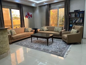 TV - Luxury Duplex with Private Pool in Shouyfat Near 5A (Cairo Governorate)
