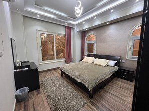 4 bedrooms, iron/ironing board, WiFi, bed sheets - Luxury Duplex with Private Pool in Shouyfat Near 5A (Cairo Governorate)