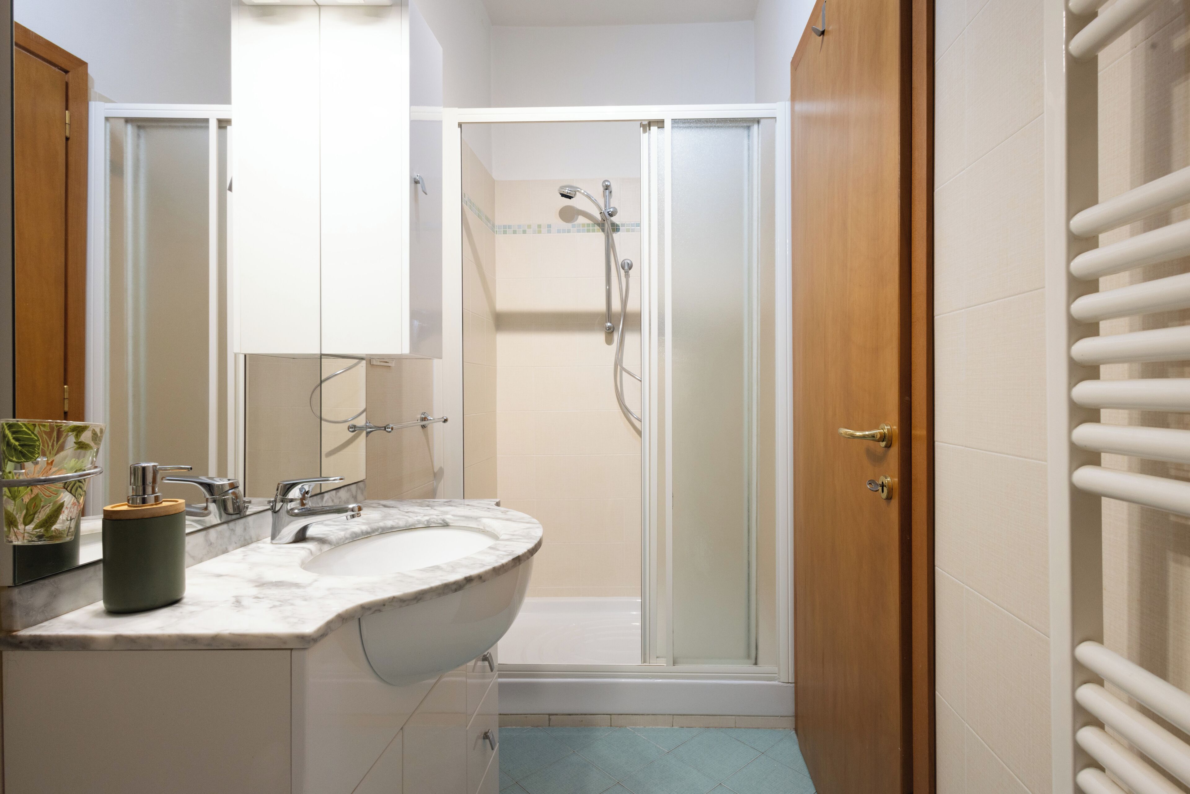 Asciugacapelli, bidet, asciugamani, sapone