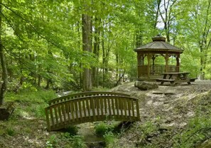Property grounds - Peace By The Creek-Hot Tub, Easy Access, Dogs Okay (Maggie Valley)
