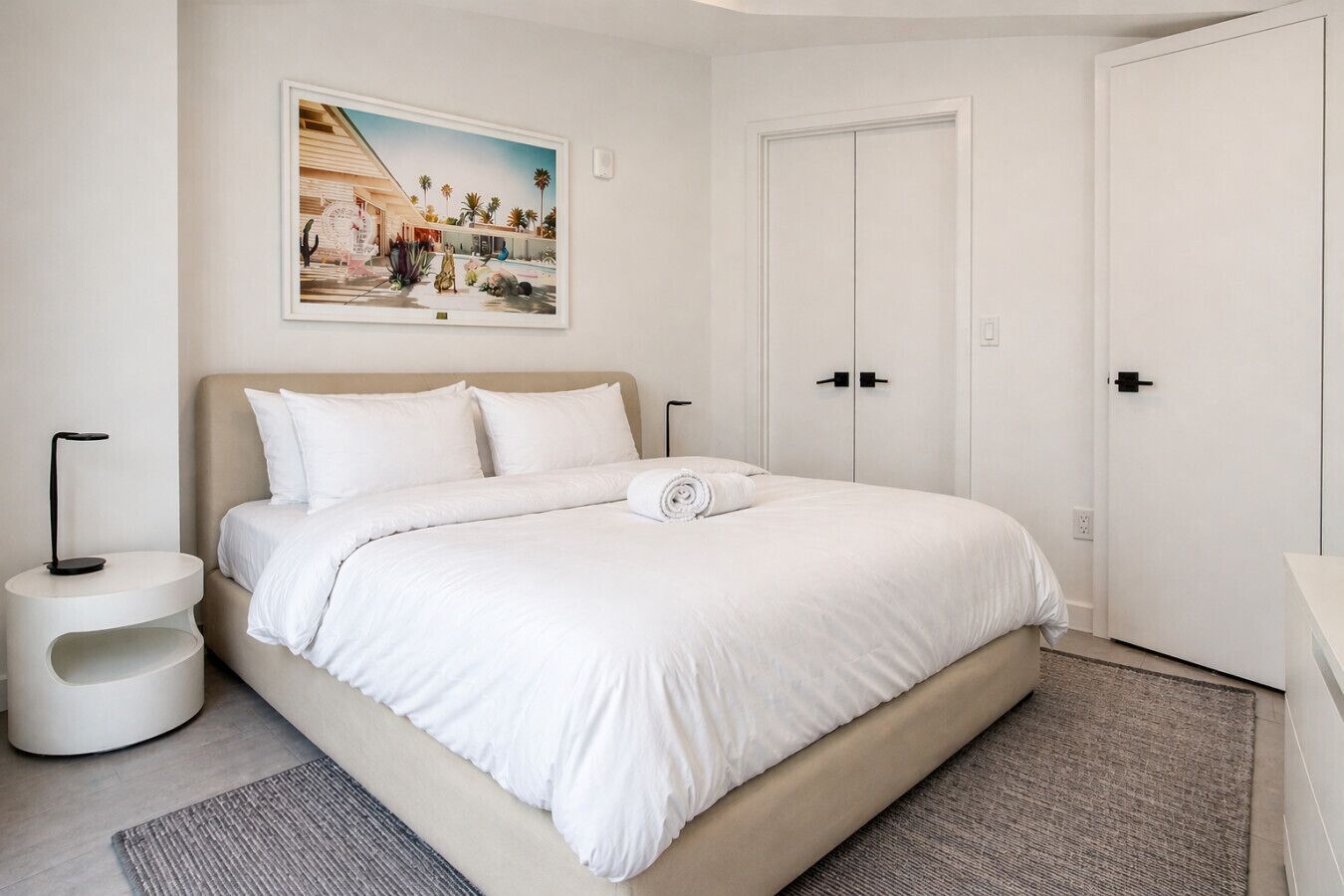 1 bedroom, iron/ironing board, travel crib, WiFi