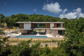 Exterior - Luxury 6BR Spa Villa with Heated Infinity Pool (Brajkovići)