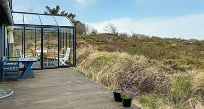 Beautiful home in Fjerritslev with house sea view