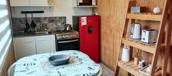 CABIN STEPS FROM THE MALL WITH PARKING LOT