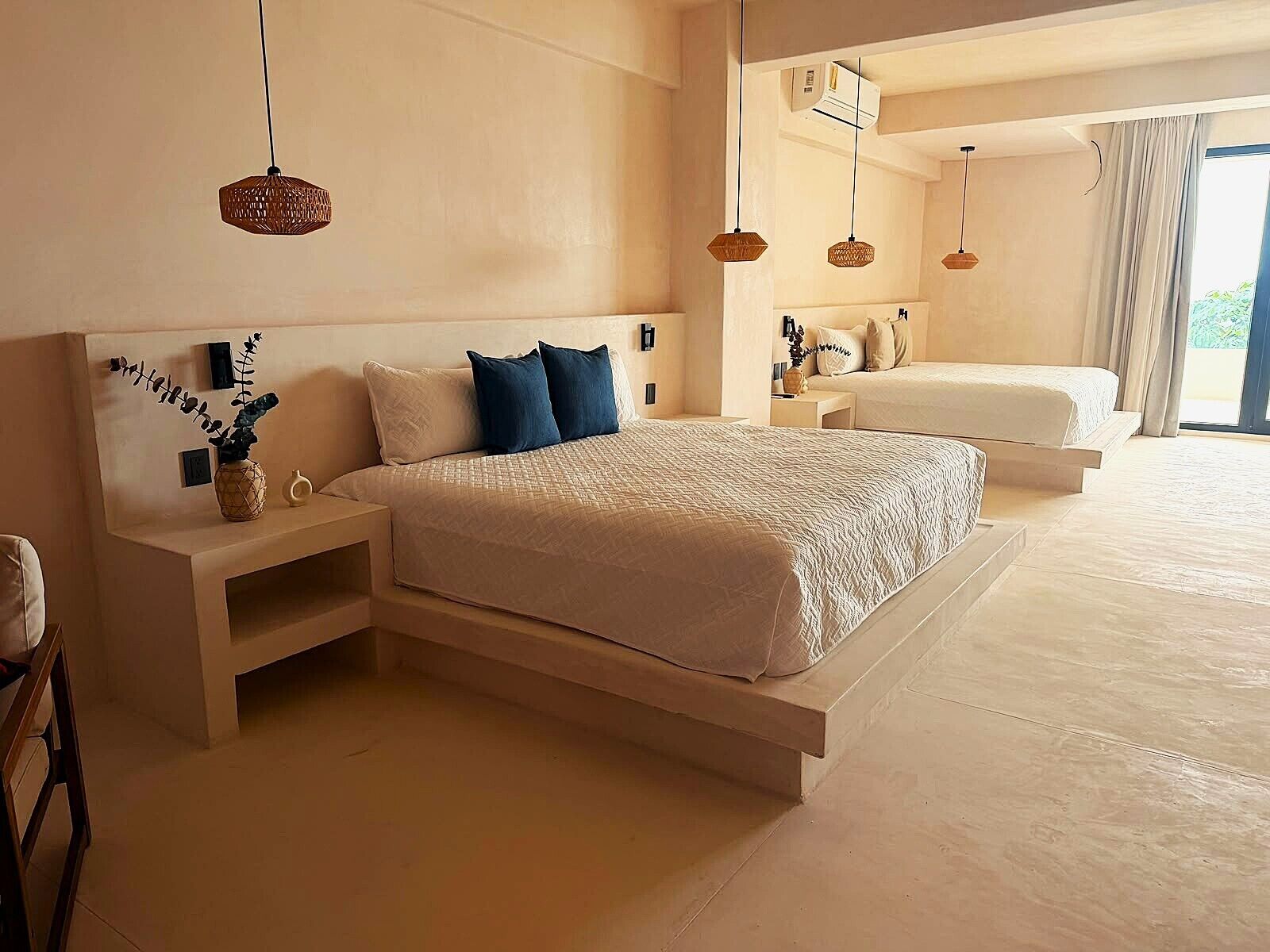 Deluxe Studio Suite, Balcony, Bay View | Premium bedding, in-room safe, laptop workspace, blackout drapes