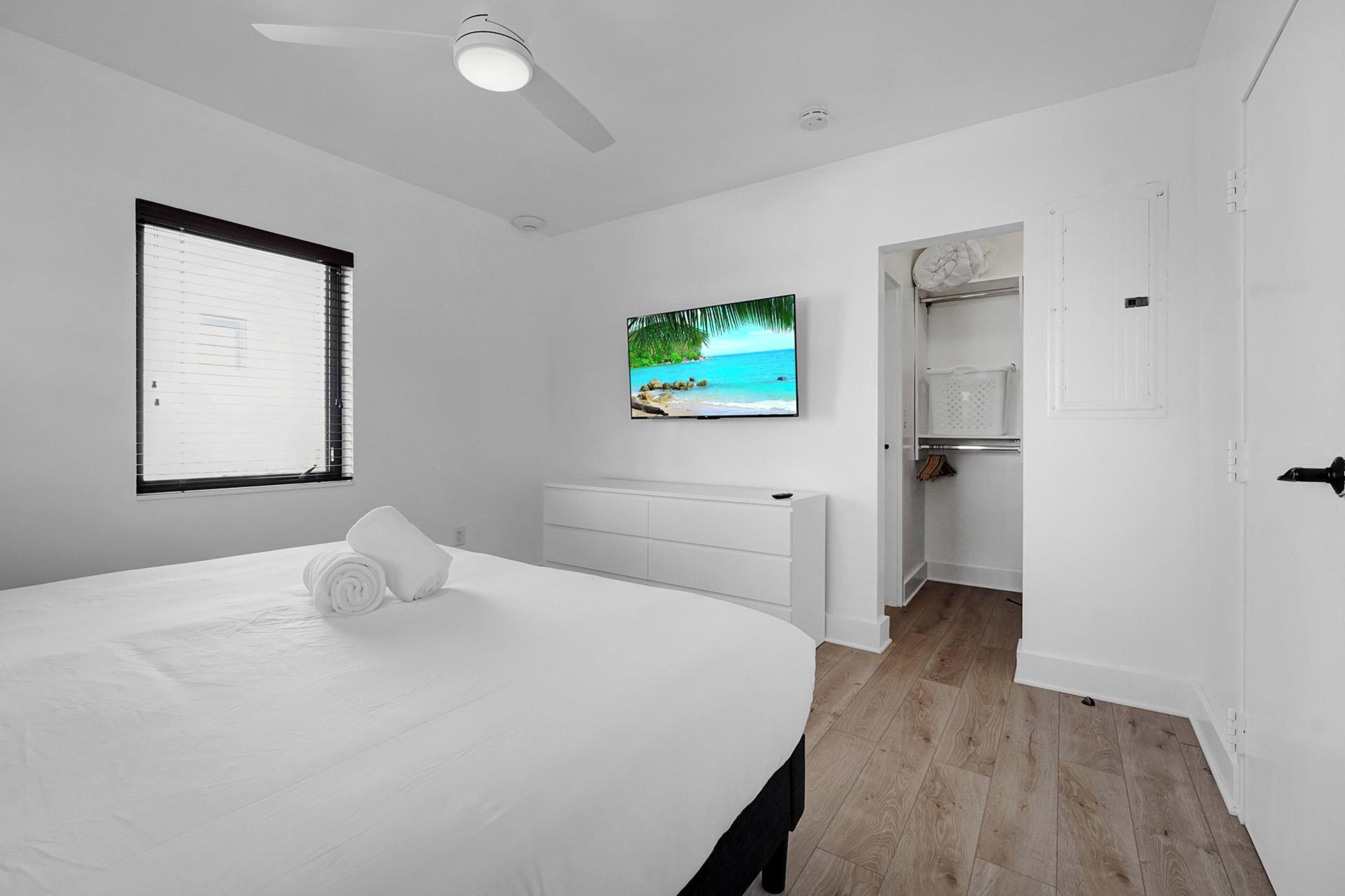 Superior appartement, 2 slaapkamers, keuken, aan het strand | Een strijkplank/strijkijzer, gratis wifi, beddengoed
