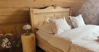 Delightful 2-bedroom cottage in charming Ząb for your getaway