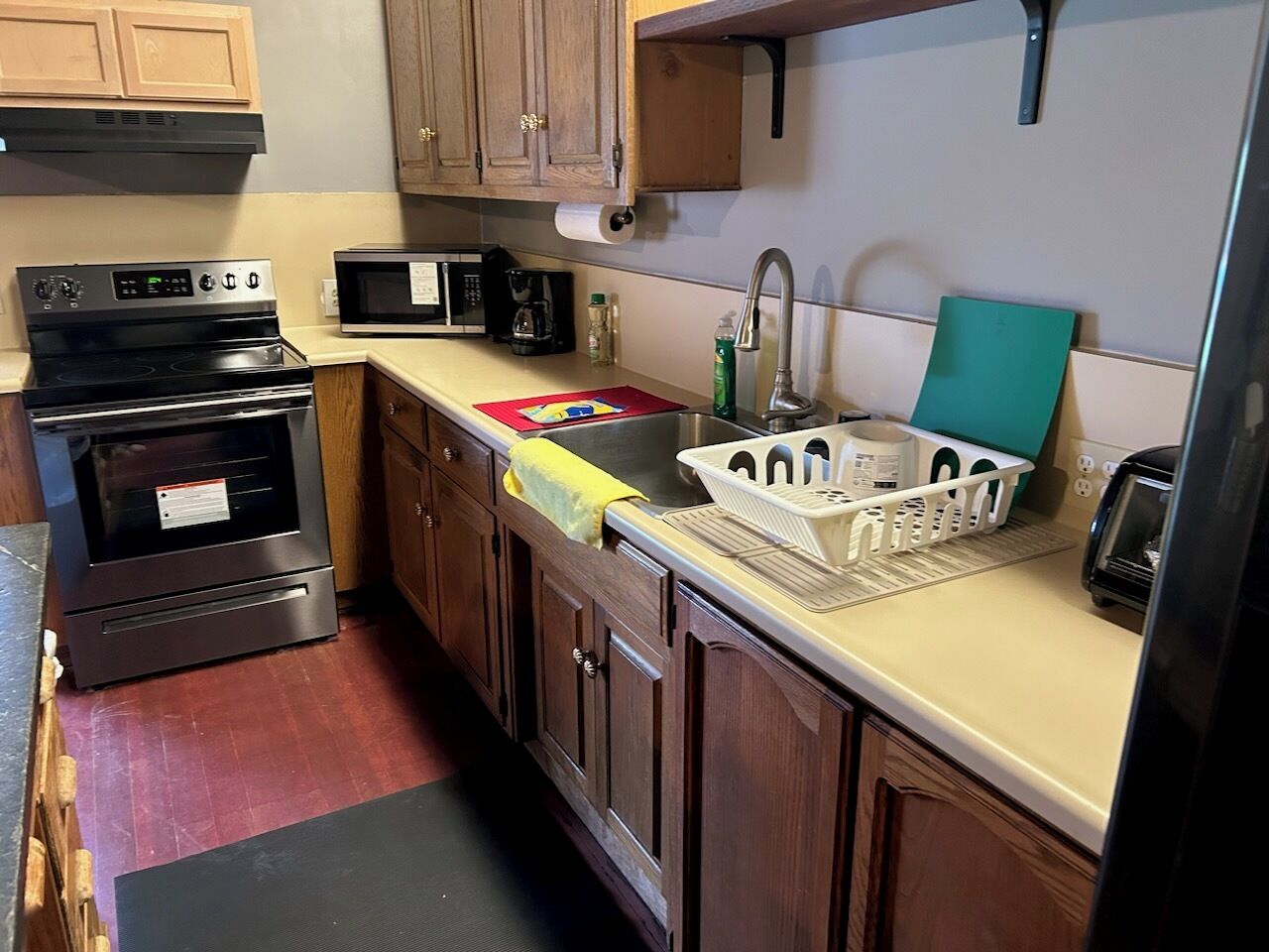 Microwave, oven, stovetop