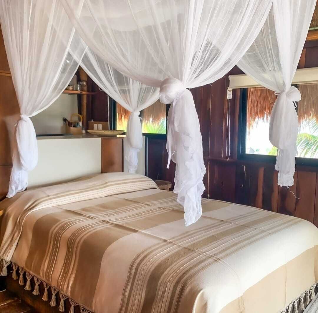 Romantic Bungalow, Partial Sea View | In-room safe, laptop workspace, blackout curtains, free WiFi