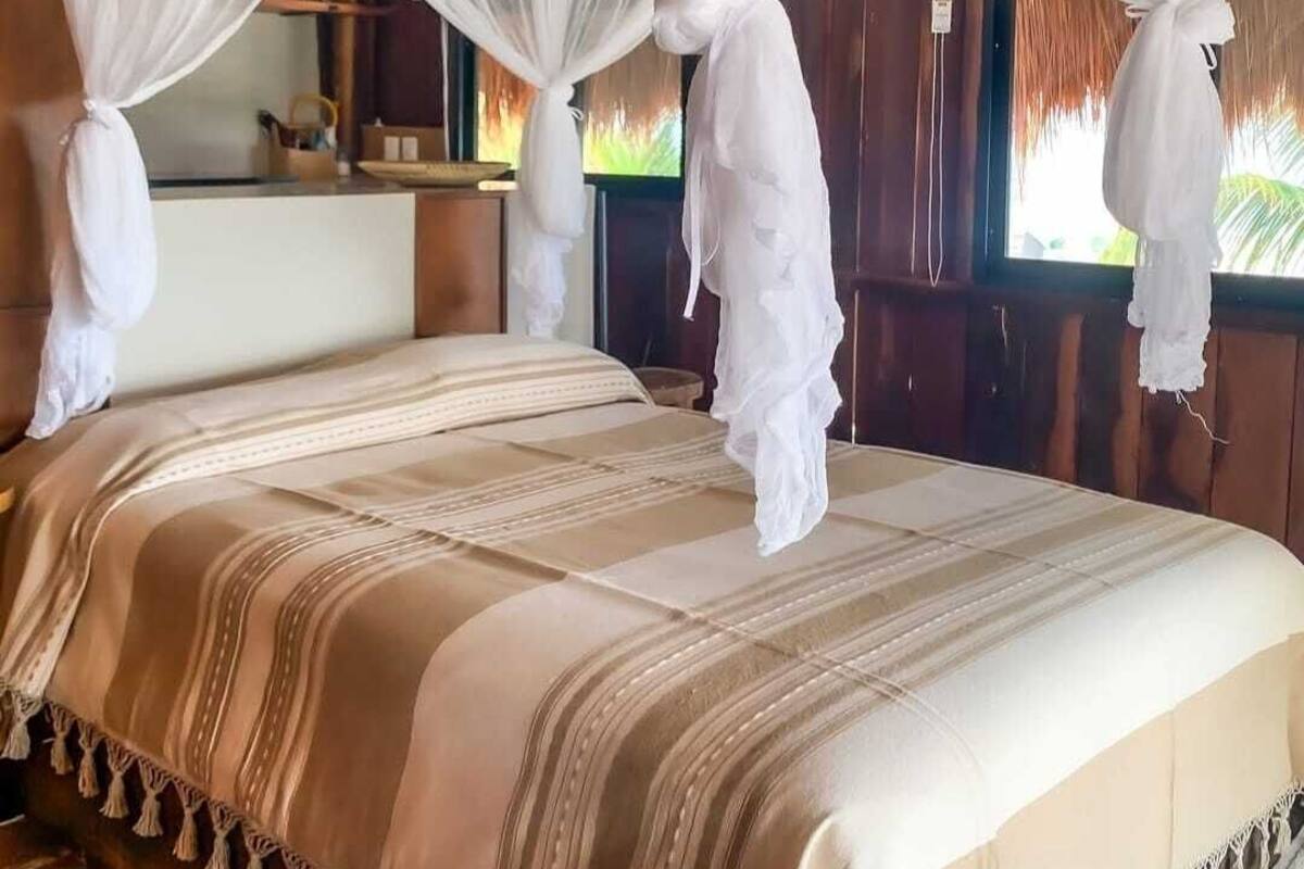 Romantic Bungalow, Partial Sea View | In-room safe, laptop workspace, blackout curtains, free WiFi