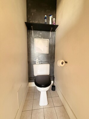 Serviettes fournies, papier toilette