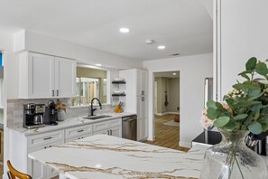 Fridge, microwave, oven, stovetop - Cowboy Luxe Retreat | Pool, Putt Putt, Pickleball (San Antonio)
