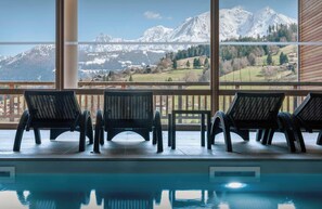 Pool - Chalet Tansoo - Mountain view and shared spa in Combloux - OVO Network (Combloux)