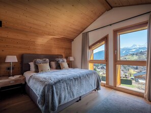 6 bedrooms, iron/ironing board, WiFi, bed sheets - Chalet Tansoo - Mountain view and shared spa in Combloux - OVO Network (Combloux)